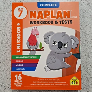 Complete Naplan Year 7 - Workbook & Tests, like new condition - Picture 1 of 4