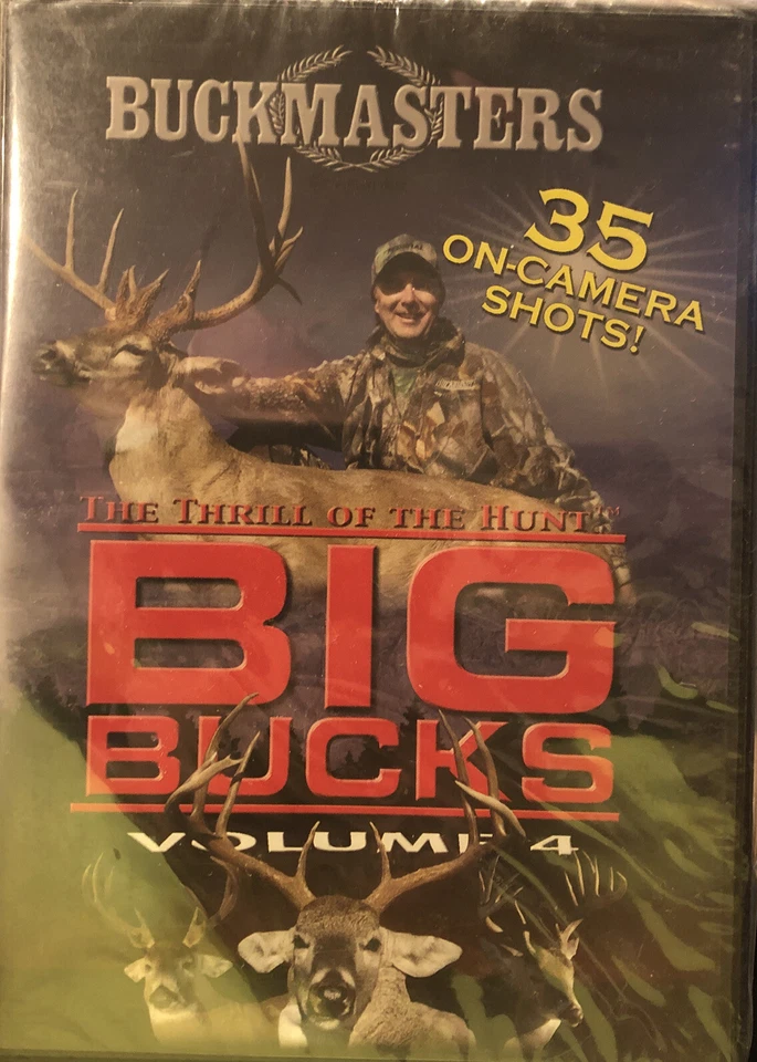 Buckmasters DVD Thrill of The Hunt 2005 Big Bucks Volume 4 Ship