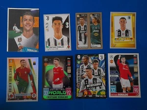 Lotto 8 Figurine e cards Cristiano Ronaldo - stickers new - Foto 1 di 2