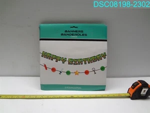QTY=3 PK of 2: Pixel Party Happy Birthday Banner Kit 192937327654 - Picture 1 of 8