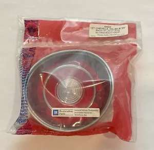1971 Chevrolet Malibu/Chevelle/SS Right Side Back Up Light Lens W/ Trim, A4423 - Picture 1 of 5