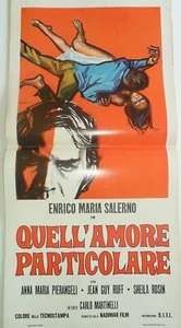 LOCANDINA FILM "QUELL'AMORE PARTICOLARE" - Enrico Maria Salerno-1970- cm 34x70 - Picture 1 of 1
