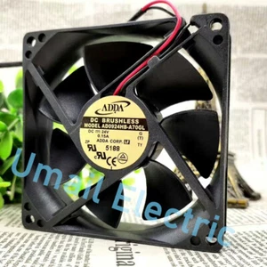 ADDA 92*25mm Fan 24V DC 52.5 CFM Bare Leads AD0924HB-A70GL Expedited Shipping - Picture 1 of 6