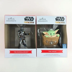 The Mandalorian & The Child Grogu Hallmark Star Wars Walmart Exclusive 2021 - Picture 1 of 2