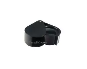 Lente d'ingrandimento tascabile pieghevole 10x 1,5" lente d'ingrandimento oro prospezione gioielli - Foto 1 di 1