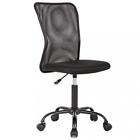 Black Mesh Office Chair Computer Middle Back Task Swivel Seat ErgonomicChair1265