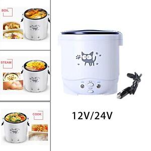 1L Electric Rice Cooker Heating Lunch Box Meal Heater Multipurpose for Trip
