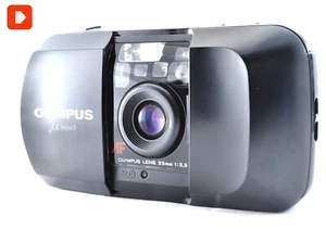 OLYMPUS μ mju Digital Camera 35mm F/3.5 Lens Black Opt MINT From JAPAN #04163301 - Picture 1 of 19