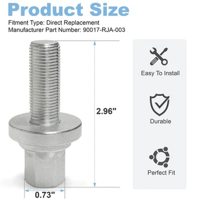 Engine Crankshaft Pulley Bolt Washer Assembly For Honda Odyssey Ridgeline Acura - Image 1 of 4