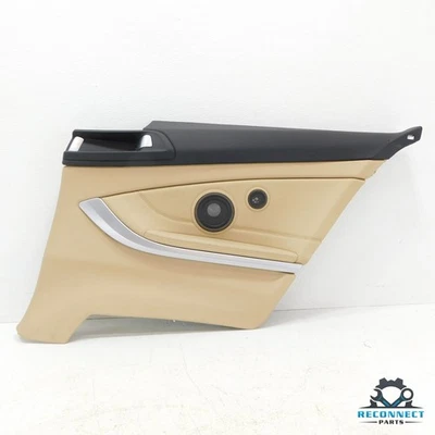 14-20 BMW 428i F32 Rear Right Lower Interior Quarter Panel Trim Cover Beige OEM - Image 1 of 4