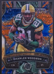 2024 Topps Resurgence - Charles Woodson #38 Blue & Orange Spark Refractor - Bild 1 von 2