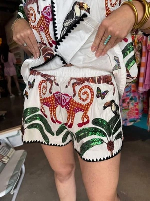 Pantalón Corto Safari Queen Of Sparkles Talla L Foto 1 de 4