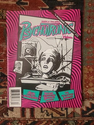 PSYCHOTRONIC VIDEO MAGAZINE # 21 HORROR DEAN STOCKWELL BRUCE GLOVER LQ JONES VF- - Image 1 of 2
