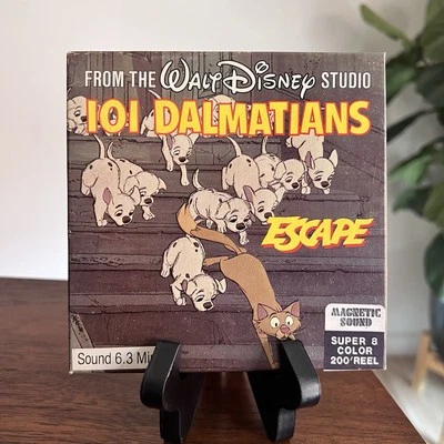 1961 RARO Disney Super 8 Home Movies 101 Dálmatas "Escape" 200’ Carrete Cruella Foto 1 de 3