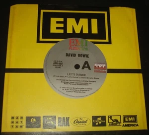 DAVID BOWIE - LET'S DANCE 1983 EMI 45 - Picture 1 of 1