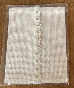 Cute Little Ready To Cross Stitch Fabric Small Kleenex Purse Tissue Holder  - Picture 1 of 5