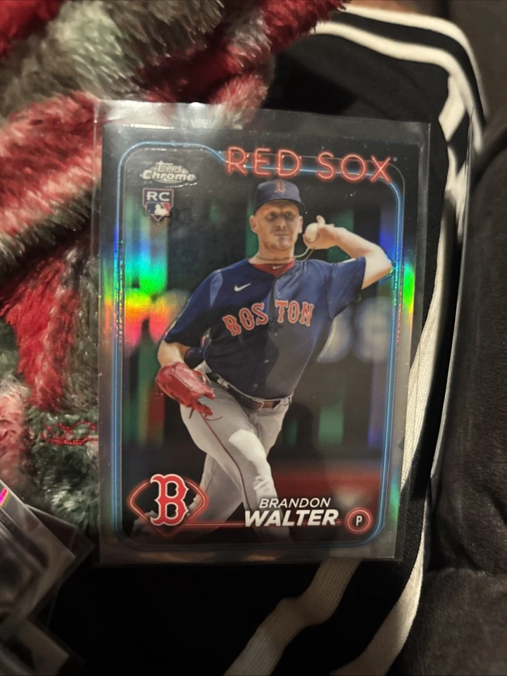 Brandon Walter RC 2024 Topps Chrome Baseball #254 Refractor Red Sox Rookie - Image 1 of 1