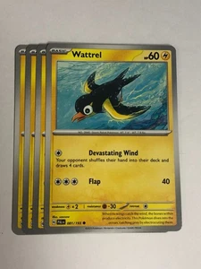 Pokemon TCG Paldea Evolved 4x Playset Wattrel 081/193 Near Mint - Picture 1 of 2