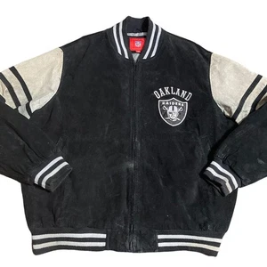 NFL RAIDERS G-III Suede Stadium Jacket XXL - Picture 1 of 11