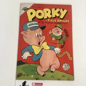 1953 FUMETTI MESSICANI SPAGNOLI #17 PORKY PIG Y SUS AMIGOS EDITRICE SEA NOVARO MEXICO - Foto 1 di 6