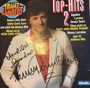 Rare Franz Lambert Top Hits 2 SIGNED 1981 Teldec LP - Picture 1 of 4
