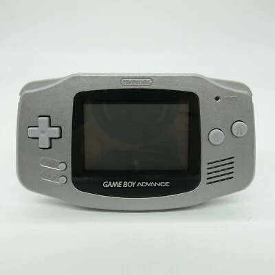 Game Boy Advance Platinum Silver System with Battery Cover AGB-001 OEM *TESTED* - Image 1 of 4