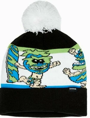 Chapéu de neve Dakine Pray4Snow inverno novo com etiquetas meninos Pom Pom O/S jovens crianças - Imagem 1 de 4