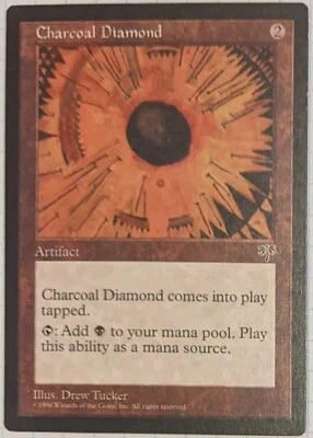MTG Charcoal Diamond LP Uncommon Mirage - Image 1 of 4