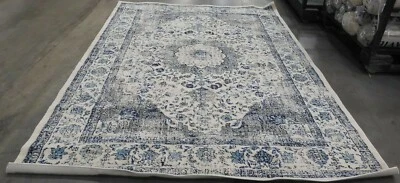 Tapete com manchas traseiras marfim/cinza 8' x 10', preço reduzido 1172622915 EVK220D-8 - Imagem 1 de 4