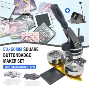 High-quality 50mm 2inch Square Magnet Making Machine for DIY Decoration - Picture 1 of 19