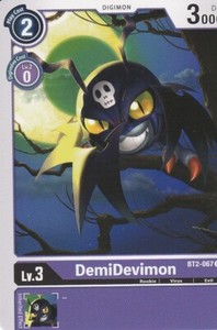 2021 BANDAI DIGIMON CARD GAME DEMIDEVIMON BT2-067 U