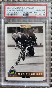 1992 Classic D.P. Promo Mario Lemieux - ON RIGHT LEG - PSA 8 - Picture 1 of 2