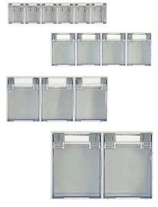 Rhino Tilt Bins - Van Storage Clear View Small Parts Box for Garage Shed Wall  - Picture 1 of 20