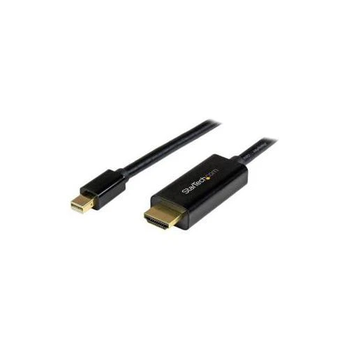 StarTech Mini DisplayPort to HDMI converter cable - 6 ft (2m) - 4K MDP2HDMM2MB - Image 1 of 1