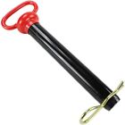 E-HP08 Forged Red Handle Hitch Pin 1-1/8" x 8-1/2"