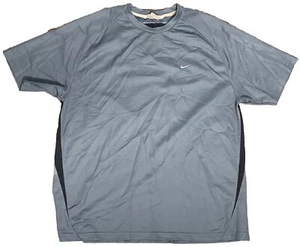 Camiseta Nike Y2K De Colección Para Hombres XL Azul Océano Swoosh Pullover Activo Mangas Cortas - Imagen 1 de 5