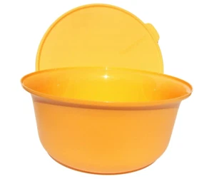 Tupperware Aloha Schüssel mit Siegel 31,75 c groß in papaya orange - Bild 1 von 2