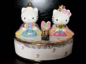 Caja de música de cerámica para muñeca Hello Kitty Kitty Daniel Hina Hina Matsuri - Imagen 1 de 6