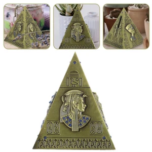 Modellino piramide viaggio antico Egitto scultura decorazione vintage - Foto 1 di 12