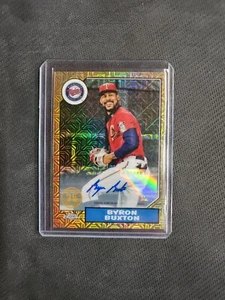2022 Topps Chrome Silver Mojo 92/99 (Byron Buxton #T87C-85) Minnesota Twins - Picture 1 of 3