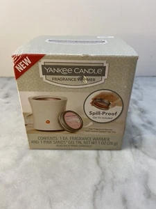Yankee Candle Fragrance Warmer With Pink Sands Gel - New In Box - Picture 1 of 10