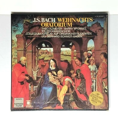 J.S. BACH "Weihnachts Oratorium" 3LP with Booklet - 1973  Foto 1 de 3