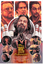 The Big Lebowski Crime Bowling Rich Davies Movie Poster Giclee Print 24x36 Mondo