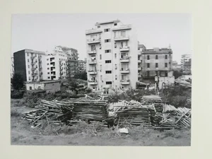 Ritaglio Illustrazione ROMA Quartiere Prenestino Cantiere Case Popolari 1954 - Picture 1 of 1
