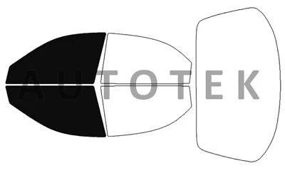 PreCut Film Front 2 Door Windows Any Tint Shade For Mazda Millenia Sedan 1995-02 - Image 1 of 4