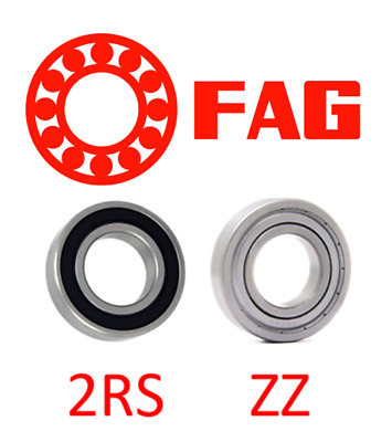 6000-6012 Fag Ball Bearing Rubber Or Metal Seals (2rs/2zz) Select Your Size • 2£