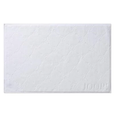 Joop! Badematte Duschvorleger Badvorleger Uni Cornflower 1670-600 Weiß 50x80 - Bild 1 von 2