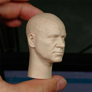 1:6 Boba Fett Temuera Morrison Head Sculpt Model For 12" Male Action Figure Body - Picture 1 of 6
