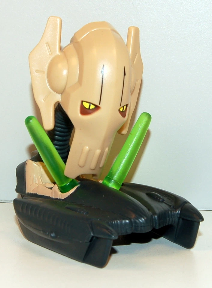 2008 General Grievous #16 Bobble Head Toy McDonald's Star Wars Clone Bobblehead - Imagem 1 de 1