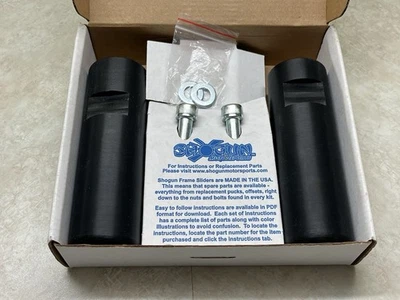 Cuadro deslizadores Shogun Motorsports negro Yamaha YZFR3 (15-18) 750-6129 sin corte EE. UU. Foto 1 de 4